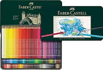 「あまてらす@画材」【使用済み　欠品1本】Faber-Castell 色鉛 Polychromos colour pencil, wooden case of 48